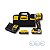 PARAFUSADEIRA DEWALT XR 20V COM IMPACTO DCD805D2-BR + 1 CARREGADOR + 2 BATERIAS + BOLSA LONA - Imagem 1