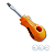 CHAVE TOCO PONTA FENDA CHATA 1/4” X 1.1/2” TRAMONTINA PRO - 44132/002 - Imagem 1