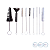 JOGO ESCOVA TUBULAR NYLON VONDER 9PC - 63.25.009.000 - Imagem 2