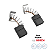 JOGO DE ESCOVA CARVÃO BOSCH 127V/220V PARA SERRA MARMORE MODELO GDC – 1 604 321 16Y - Imagem 1