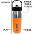 Kit 2 Garrafas Térmica 750ml Ntk Tampa Inteligente Parede Dupla Bebida 8h Quente e 24h Fria - Imagem 13