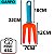 Kit 3pçs Jardinagem Garfo Pá Rastelo C/ Alça Ferramenta Horta - Imagem 5