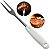 Garfo Trinchante Churrasco 29,5cm Inox Cabo Plastico Longo - Imagem 1