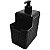 Porta Detergente Esponja 500ml Preto C/ Bico Dosador Rattan ArqPlast - Imagem 1