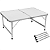 Mesa Portátil Dobrável 2 Banquetas Aluminio Maleta Camping - Imagem 7