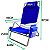 Cadeira Praia Reclinável 5 Posições C/bolsa Térmica Até 136k - Imagem 6