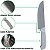 Kit Churrasco Faca Chaira Amolador Afiador Inox Açougue Top - Imagem 2