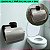 Kit 5pç Acessorios Banheiro Porta Toalhas Papeis Saboneteira ArqPlast - Imagem 5