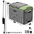 Geladeira Portatil 25 Litros 12v Painel Digital Lancha C/ Fonte 110/220 Kala - Imagem 2