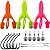 Kit 3 Iscas Craw Padlle + Anzol OffSet 4/0 5pçs + 2 Chicote + Down Shot 10g 5pçs - Imagem 1
