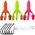Kit 3 Iscas Craw Padlle + Anzol OffSet 4/0 5pçs + 2 Chicote - Imagem 1