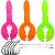 Kit 3 Iscas Mini Craw + Anzol Offset + Chicote Pesca Esportiva - Imagem 1
