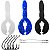 Kit 3 Iscas Mini Craw + Anzol Offset + Chicote Pesca Esportiva - Imagem 1
