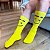 Meia Esportiva Divertida Cano Medio Foda-se Cor Amarela - Imagem 3