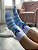 Meia Esportiva Divertida Cano Medio Stitch Listras Azul - Imagem 4