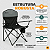 Cadeira Dobrável Nautika Pandera Porta Copos e Bolsa Termica - Imagem 5