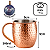 Caneca Moscow 500ml Aço Inox Bronze Martelado Casita - Imagem 2
