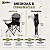 Kit Cadeira Camping Dobravel Ntk + Copo Térmico Inox 591ml - Imagem 2