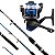 Kit Vara Kenzu 1m A 1,80m Summer + Molinete Sm200 C/ Linha Summer - Imagem 1