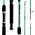 Kit Pesca 2 Varas 1m A 1,80m Kenzu E 2 Molinetes Summer - Imagem 11