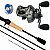 Kit Carretilha Saint Lancer G2 + Vara Voxxi 1,65m 8-20lbs + Linha - Imagem 1