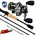 Kit Carretilha Lancer +Vara Voxxi 1,65m 20lbs+ Linha + Frog - Imagem 1