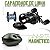 Kit Carretilha Lancer +Vara Voxxi 1,65m 20lbs+ Linha + Frog - Imagem 7