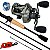 Kit Carretilha Lancer +Vara Voxxi 1,65m 20lbs+ Linha + Frog - Imagem 1