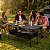 Mesa Dobrável Camping NTK Frade GT 120 Altura Ajustável 50 a 80cm Tampo Alumínio Porta Objetos 120cm - Imagem 5