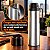 Garrafa Térmica Soprano Inox 1l Slim Quente e Frio com Alça - Imagem 6