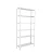 Estante de Aço Branca 30cm com 06 Prateleiras - Imagem 1