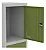 Roupeiro de aço 4 portas verde Light Guarda Volumes - Imagem 2
