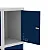 Armário Locker Guarda Volume Aço Light 08 Portas azul - Imagem 2