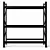 Porta Pallet Slim Preto Até 750KG 200x120x60 - Imagem 1