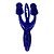 Isca Artificial Soft Craw Paddle Azul - Alligator - Imagem 4