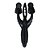 Isca Artificial Soft Craw Paddle Preta - Alligator - Imagem 4