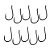 Anzol Chinu Nº8 Black Nickel Cartela 10pçs Summer - Imagem 2