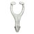 Isca Artificial Soft Gator Frog Branco - Alligator - Imagem 1