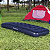 Colchão Camping Solteiro Inflável Azul Suporta 150kgs Bestway - Imagem 3