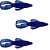 Isca Artificial Soft Rage Bug - Azul Cart.3pç - Imagem 2