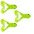 Isca Artificial Soft Swin Frog - Verde Limão Cart.3pçs - Imagem 2
