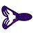 Isca Artificial Soft Swin Frog - Roxo Cart.3pçs - Imagem 3