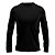 Camisa Térmica Praia Pesca Fitness Proteção UV50 Segunda Pele - Preta - Imagem 2