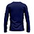 Camisa Térmica Praia Pesca Fitness Proteção UV50 Segunda Pele - Azul Marinho - Imagem 3