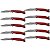 12pçs Canivete Chaveiro De Bolso Caça Pesca XV2845 Xingu - Imagem 2