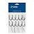 Anzol Chinu N4 Black Nickel Cartela 10pçs Summer - Imagem 1