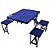 Mesa Dobravel Com Banquetas Kala - Imagem 1