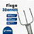 Fisga de Ferro 4.2mm Com 3, 4 e 5 Farpas - Imagem 4