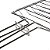 Grelha Super Grill 03 - Assar Linguiça Frango Peixe 81,5 x 26,5cm Mor - Imagem 5