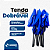 Tenda Gazebo 3x3m Praia Azul Dobrável Sanfonada Kala Pagoda - Imagem 2
